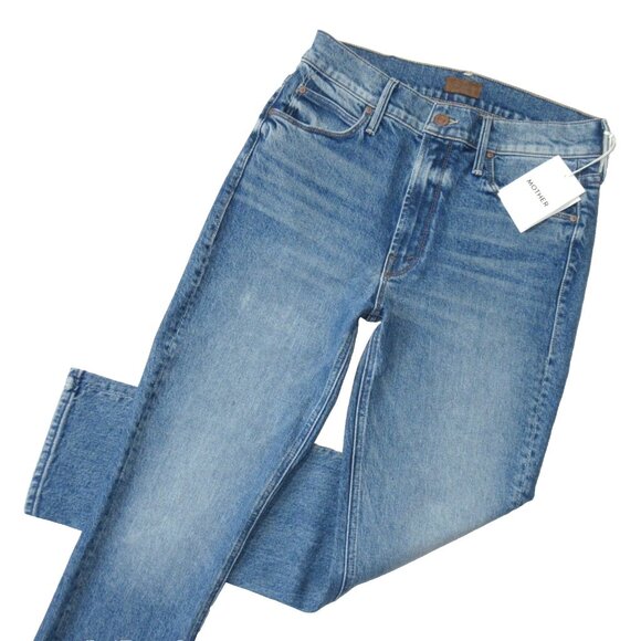 NWT Mother Mid Rise Dazzler Ankle in Tropic Like It's Hot Crop Stretch Jeans 28 - Picture 2 of 7